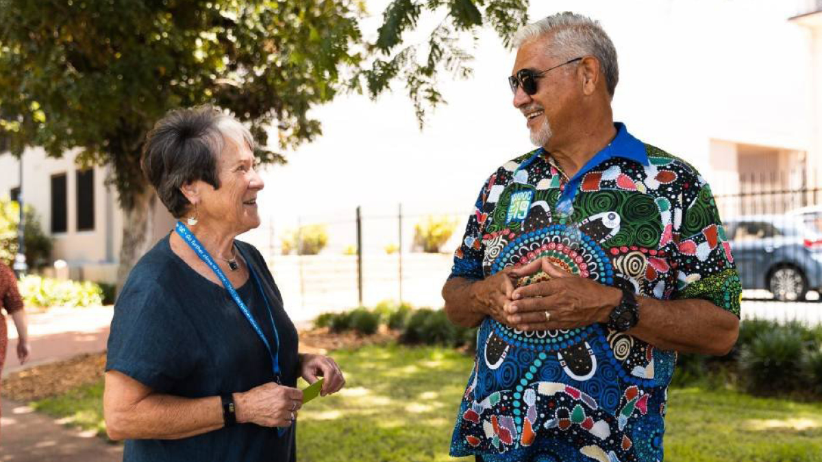Dr Alison McIntosh and Pastor Russell Saunders OAM